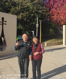 原创新诗       晨拍大连横山寺秋景抒怀