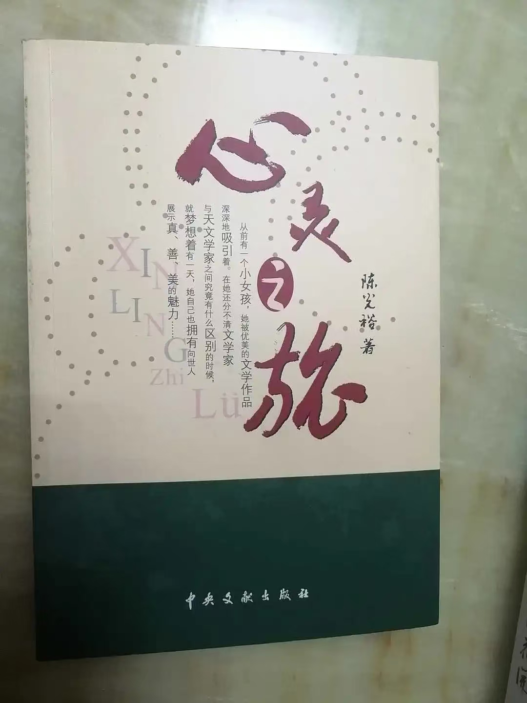 冯俊龙 | 感恩遇见，人生需要榜样的力量——读陈光裕老师《心灵之旅》《风月无边》有感