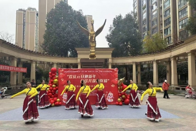 花园社区“欢庆元旦迎新年 和谐共筑社区情”公益表演 主题活动